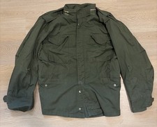 Army Field Jacket Coat M65 Vintage Sz. Large 70 s Vietnam War USA Military Green