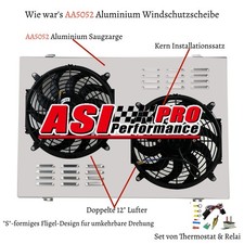 Kühlerlüfter + Relais Für 73-87 Chevy C/K C10 C20 C30 K10 K20 K30 Pickup 7.4L