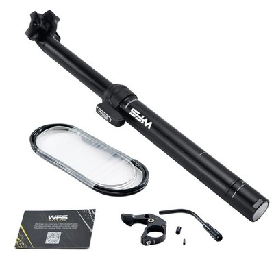 WFS Vresa Remote External Dropper Post 30.9X360 mm Travel 100mm, Black