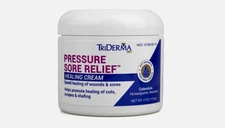 TriDerma Pressure Sore Relief Healing Cream for Bed Sores Treatment, Ulcers 4 oz