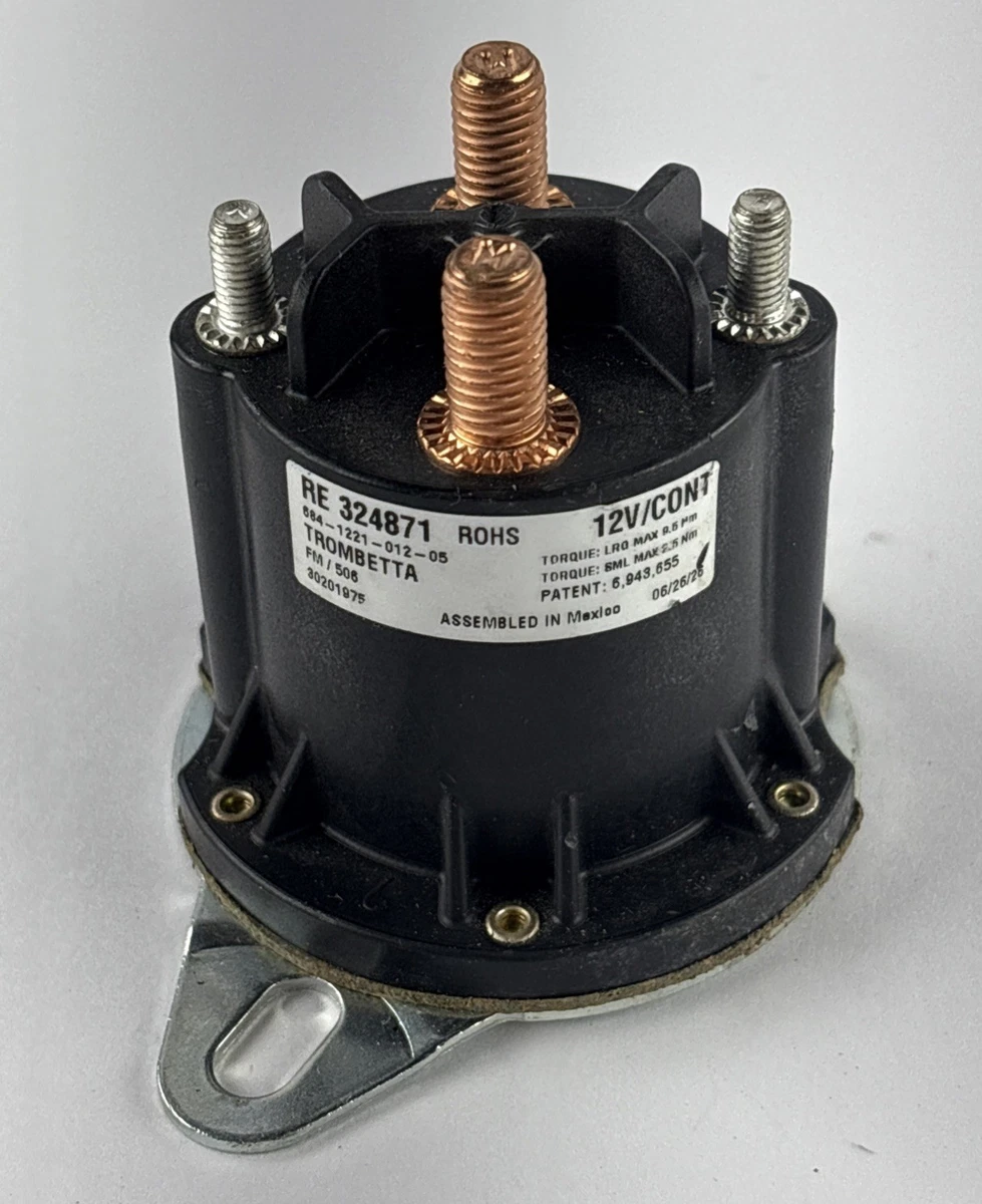 Contactor solenoide DC PowerSeal Trombetta 684-1221-012-05 RE 324871 12V 150A foto 5