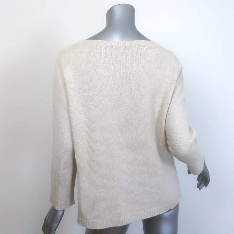 The Row Cashmere Sweater Oatmeal Size Medium - Image 4 of 4