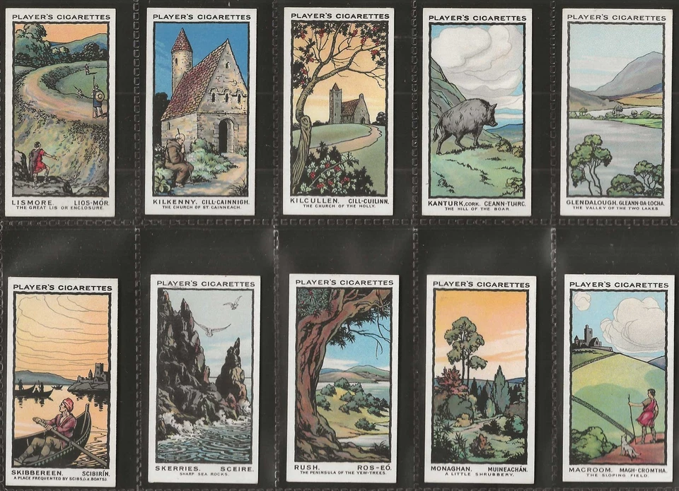 PLAYERS-FULL SET- IRISH PLACE NAMES 1929 (2ND SERIES 25 CARDS) ALL SCANNED - Image 4 of 4