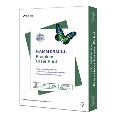Printer Paper, Premium Laser Print 32 lb, 8.5 x 11-98 Bright, Made in The USA...