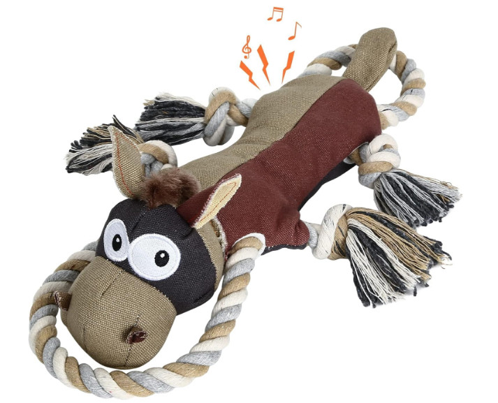 For Aggressive Chewers, Tough Indestructible Dog Toy. Free D