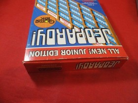 Jeopardy Junior Edition (Nintendo NES) COMPLETE w/ Box manual game WORKS! #Y