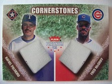 2002  FLEER PLATINUM CORNERSTONES # 39 CEPEDA AND McCOVEY ! BOX 4