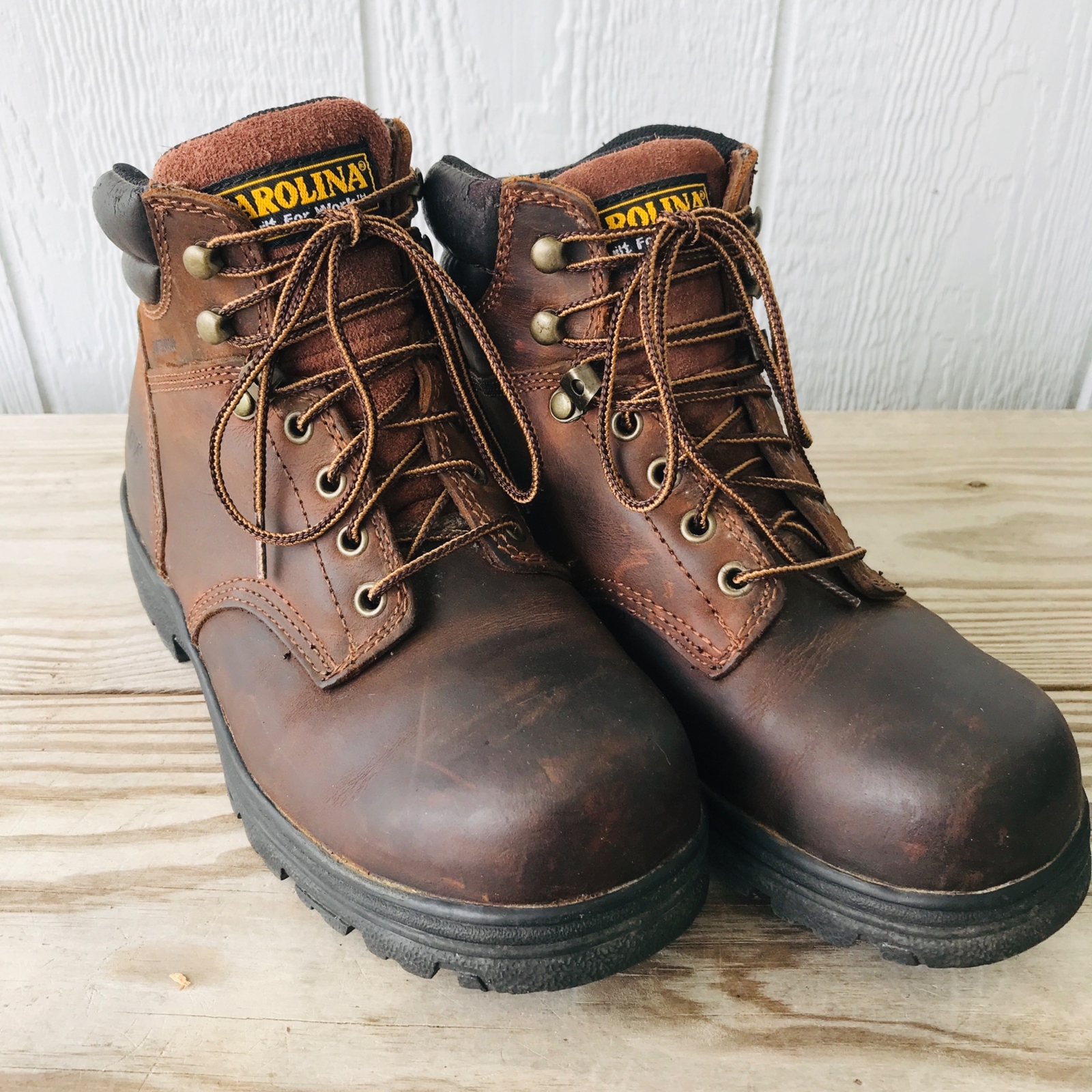 Brown Engineer Work Boots CA3026 MENS 