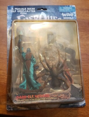 EverQuest: Female Dark Elf Wizard Spellcaster: Ruins of Kunark Figure /Toy Vault