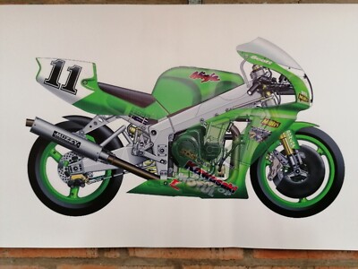 Kawasaki ZX-7R large pvc garage work shop banner man cave show banner