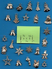 Charms for Jewelry Making 25 Holiday gold colored metal Jewelry Findings