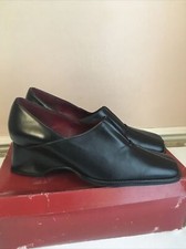 Sonate Shoes Heels 2? Leather Black Size UK  4 EU 37 Stylish