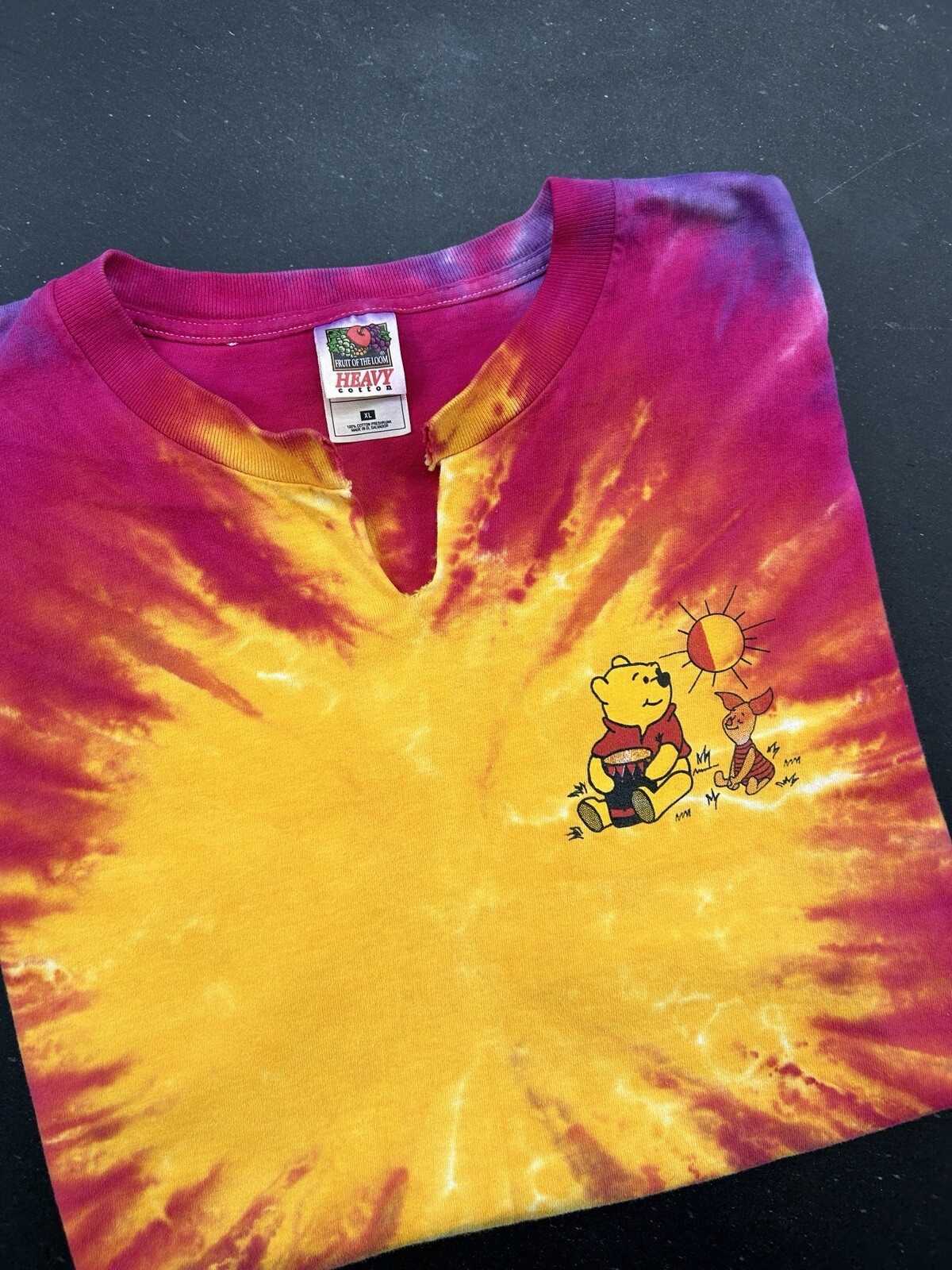 Vintage 90s Grateful Dead Winnie The Pooh Sugar Magnolia Tie-Dye T-Shirt Featuring Tigger