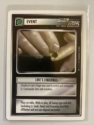 Star Trek CCG - Premier - Lore's Fingernail (Event)