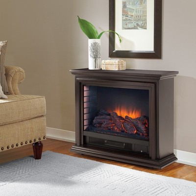 Electric Fireplace Heater Mobile Portable Infrared Indoor Living