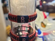 BOSTON RED SOX RED TEAM COLOR  MLB  BASEBALL BRACELET LEATHER