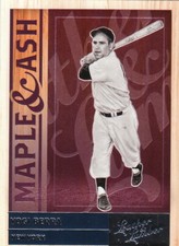 2019 Panini Leather & Lumber Maple & Ash #9 Yogi Berra - New York Yankees