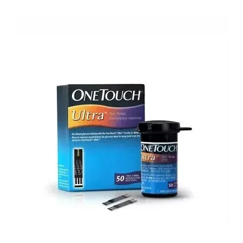 50 OneTouch Ultra Test 50 Strips Long expiry Fast ship