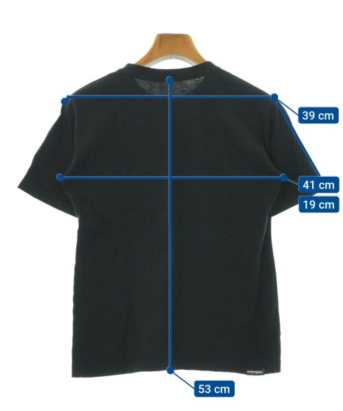 HYSTERIC MINI T-shirts/Cut & Sewns Black 130(9T10T