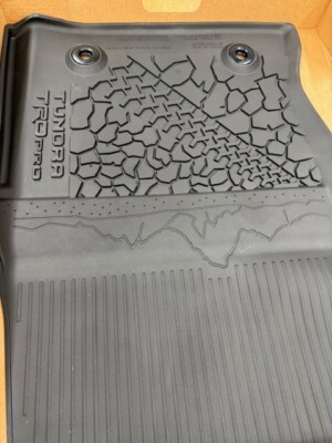2022-2025 TUNDRA FLOOR MAT LINERS RUBBER ALL WEATHER CREW MAX TRD PRO OEM NEW!