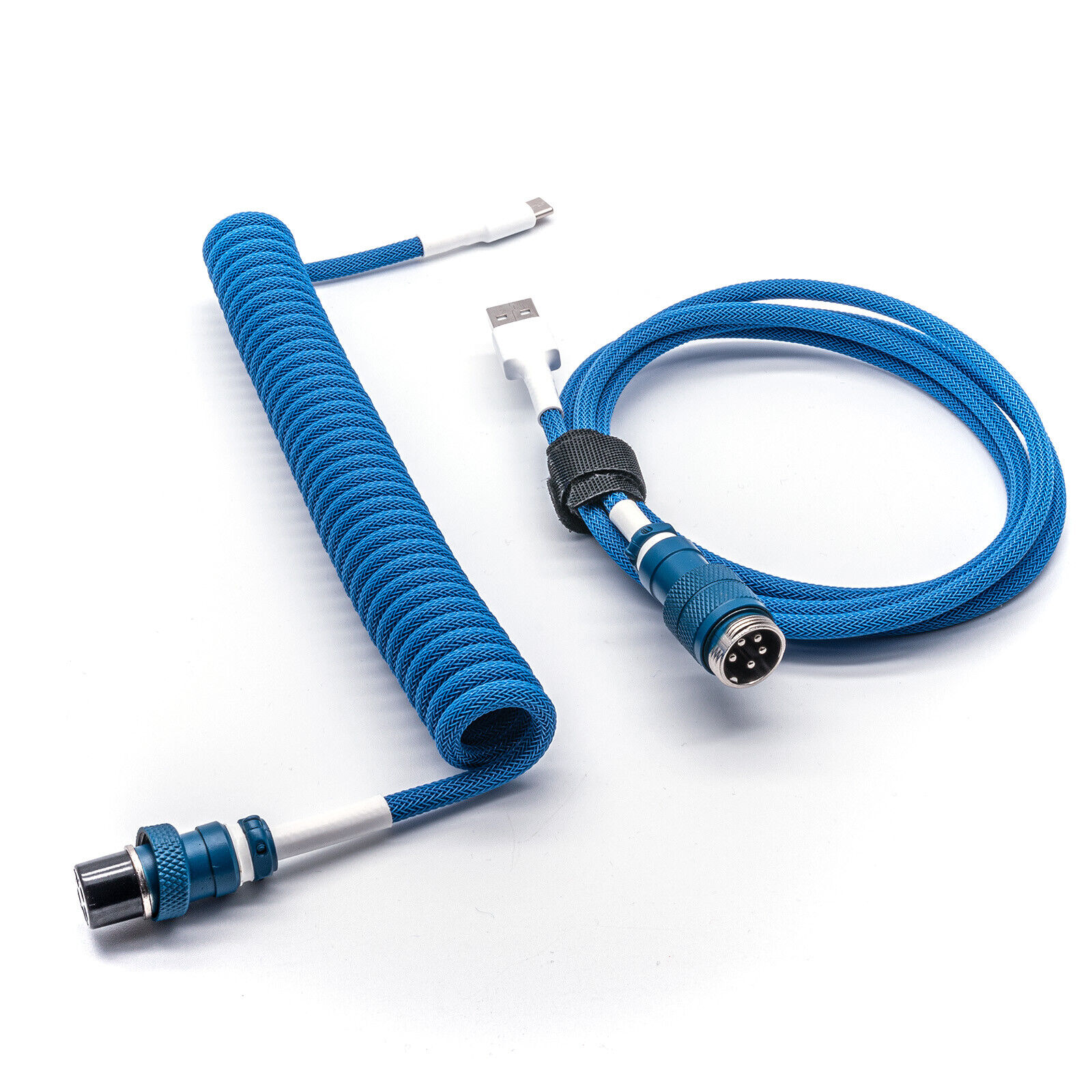 Custom Coiled Type-C Micro USB Cable For GMK STRIKER Keyboard Aviator GX16 UK Nowe popularne