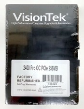 VisionTek 400222 Radeon 2400 Pro OC PCIe 256MB VGA Video Graphics Card