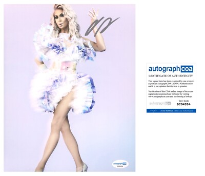TRINITY THE TUCK SIGNED RUPAUL s DRAG RACE DRAG QUEEN 8x10 PHOTO - ACOA COA