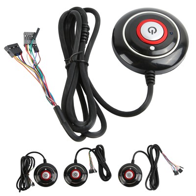 PC Power Button Strong ABS Light Weight Simple Installation Plug And Play PC Kit