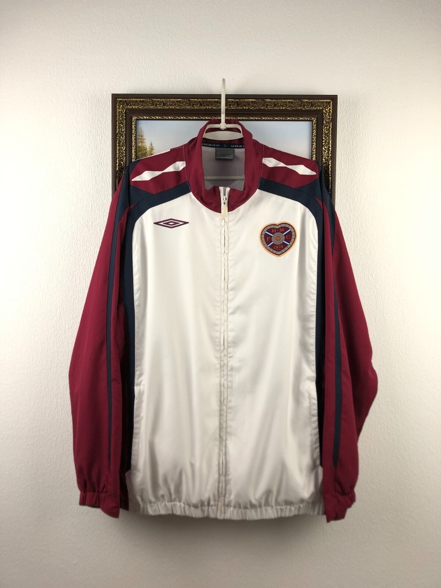 Vintage Umbro Heart Of Midlothian Football Jacket Soccer Track Top