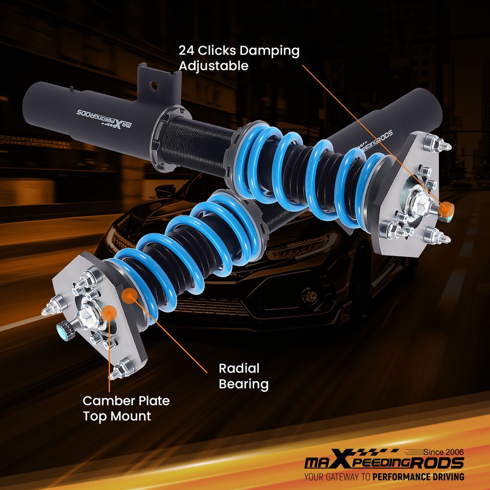 Adjustable Coilovers Suspension Kit for Volkswagen Jetta MK5 MK6 FWD 06 ...