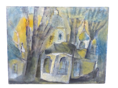 Gemälde JULIA IVANOVA St.Petersburg Öl auf Leinwand Aleksandro-Nevskaya Lavra