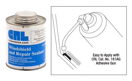 CRL CRL1716 Black Pint Windschutzscheibe und Reparatur Butyl Dichtstoff - Bild 7 von 7