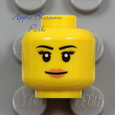 Pink Lips Smile Pirate Castle Princess Queen Girl NEW Lego Female MINIFIG HEAD