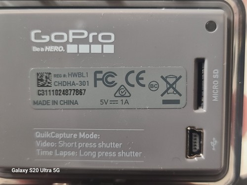 GoPro HERO Action Camcorder Camera HWBL1 With Mounts & Protector Case Sport - Picture 8 of 10