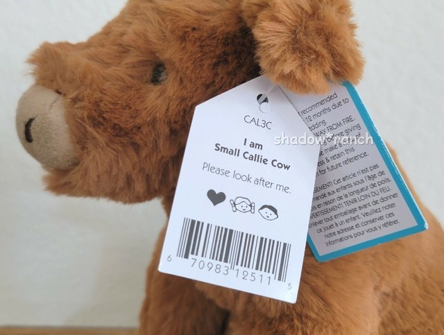 Jellycat Small Callie Cow Plush 7