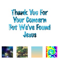 Found Jesus Religious - Vinyl Decal Sticker - Multiple Patterns Size - ebn2534