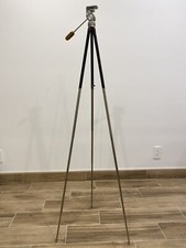 Vintage Arrow Tripod Expandable to 52   with Leather Carrying Case