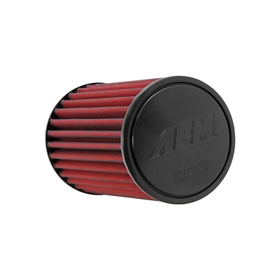 AEM 21-2069DK Dryflow Red Synthetic Round Air Filter 4.5'' Flange Inlet Diameter