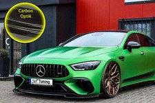 BiFrontspoiler mit Wings ABS f&uuml;r Mercedes AMG GT 4.T&uuml;rer Coupe X290 Carbon Optik