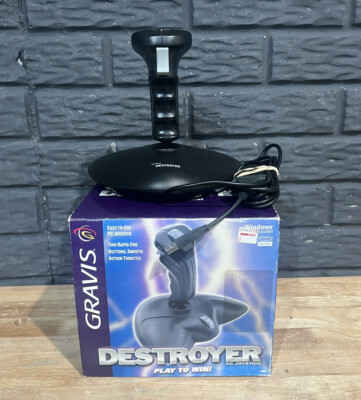 Gravis Destroyer PC 95-98 Joystick Rapid Fire W/ Box