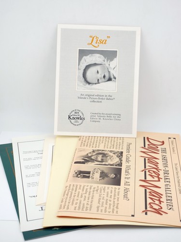 Knowles Yolanda's Picture Perfect Doll 'Lisa' Mint In Box Lisa - Picture 4 of 6