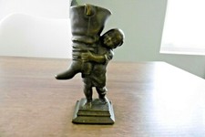 ancien porte allumette pyrogène en bronze XIX siècle