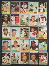 1961 Topps Baseball Set Break 25 Cards