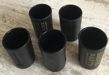 5 J&auml;germeister Back to Party Stamper schwarz ca. 7cm