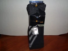 Men's GOLDTOE Powersox Aqua FX Arch Support Boot Socks 2 Pair Gray Large 9-12.5