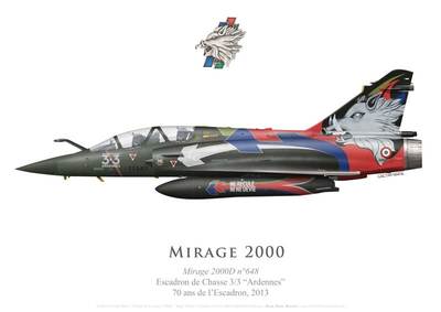 Print Mirage 00d Ec 3 3 Ardennes 70 Year Decoration 13 By G Marie Ebay