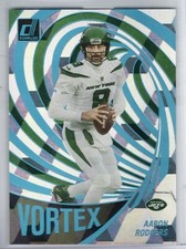 Panini 2023-24 Donruss Aaron Rodgers Vortex Cubic 32/50 SSP #VOR-8 NY Jets