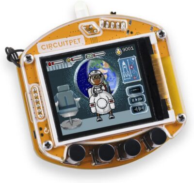 CircuitMess CircuitPet - Build & Code Your Own Handheld Virtual Pet - Always On