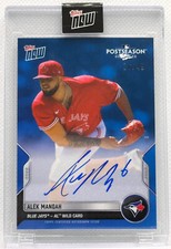 ALEK MANOAH AUTO #PS-743 + 2022 BLUE JAYS TOPPS NOW POSTSEASON 10-CARD TEAM SET