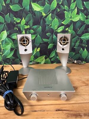 SONY SRS-Z1 Active Speaker System Silver Working Read SONY SRS-Z1 Active Speaker System Silver Working Read